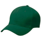 Adult Cotton Twill Six Panel Cap Forest Baseball