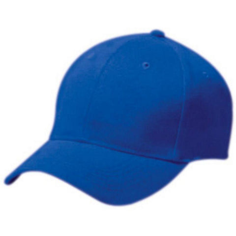 Adult Cotton Twill Six Panel Cap Royal Baseball