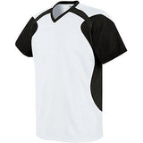 Camiseta de fútbol Tempest para jóvenes Blanco / real / negro Individual y pantalones cortos