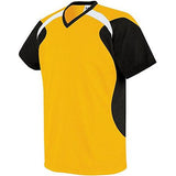 Youth Tempest Soccer Jersey Athletic Gold/black/white Single & Shorts
