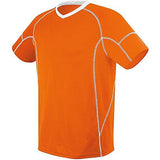 Youth Kinetic Jersey Orange/white Single Soccer & Shorts