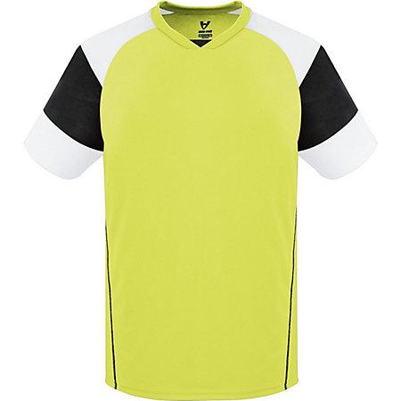 Youth Munro Jersey Lime/black/white Single Soccer & Shorts