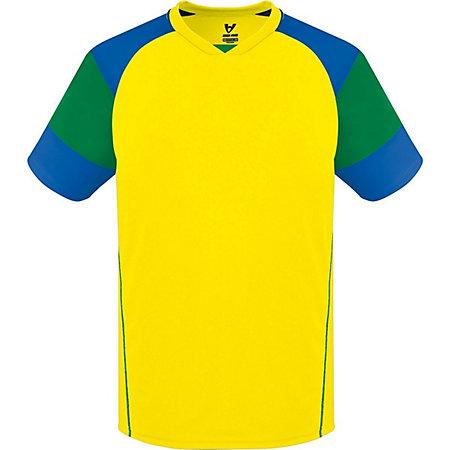 Youth Munro Jersey Power Yellow/kelly/royal Single Soccer & Shorts