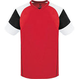 Youth Munro Jersey Scarlet/black/white Single Soccer & Shorts