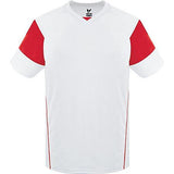 Youth Munro Jersey White/scarlet/white Single Soccer & Shorts
