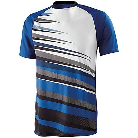 Youth Galactic Jersey Royal/black/white Single Soccer & Shorts