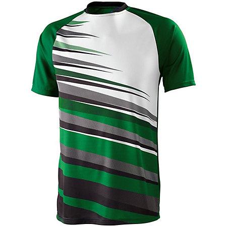 Youth Galactic Jersey Kelly/black/white Single Soccer & Shorts