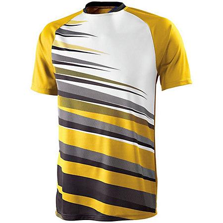 Youth Galactic Jersey Vegas Gold/black/white Single Soccer & Shorts
