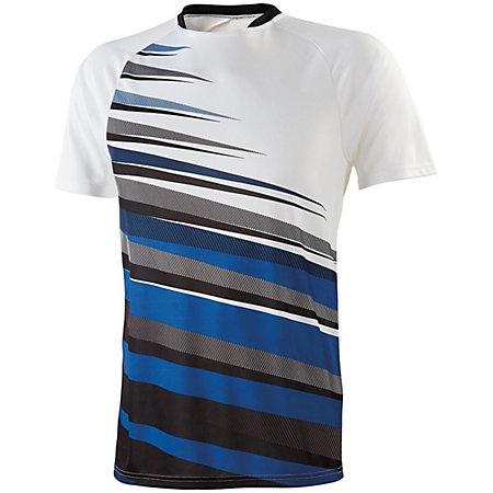 Youth Galactic Jersey White/black/royal Single Soccer & Shorts