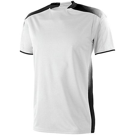 Youth Ionic Soccer Jersey White/black Single Jersey & Shorts