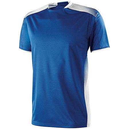 Youth Ionic Soccer Jersey Royal/white Single Jersey & Shorts