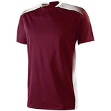 Camiseta de fútbol Ionic para jóvenes Camiseta y pantalones cortos granate / blanco