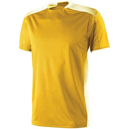 Youth Ionic Soccer Jersey Athletic Gold/white Single Jersey & Shorts