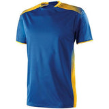 Camiseta de fútbol iónica para jóvenes Royal / athletic Gold Single Jersey y pantalones cortos