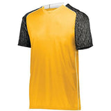 Camiseta de fútbol Hawthorn para jóvenes Atlético Dorado / negro Estampado / blanco Individual y pantalones cortos