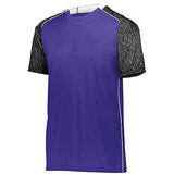 Youth Hawthorn Soccer Jersey Purple/black Print/white Single & Shorts