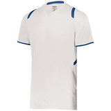Camiseta de fútbol Millennium para jóvenes Blanco / Royal Single & Shorts