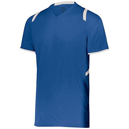 Youth Millennium Soccer Jersey Royal/white Single & Shorts