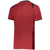 Camiseta de fútbol Millennium para jóvenes Scarlet / negro Single & Shorts