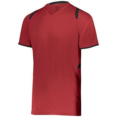 Youth Millennium Soccer Jersey Scarlet/black Single & Shorts