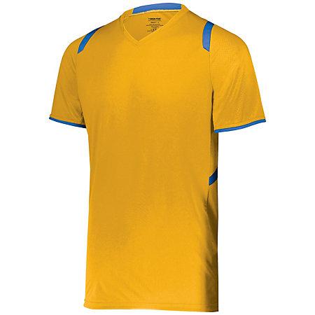 Camiseta de fútbol Millennium para jóvenes Athletic Gold / royal individual y pantalones cortos