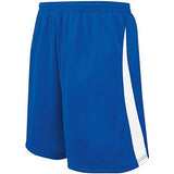 Pantalones cortos Albion para jóvenes Royal / blanco Single Soccer Jersey &