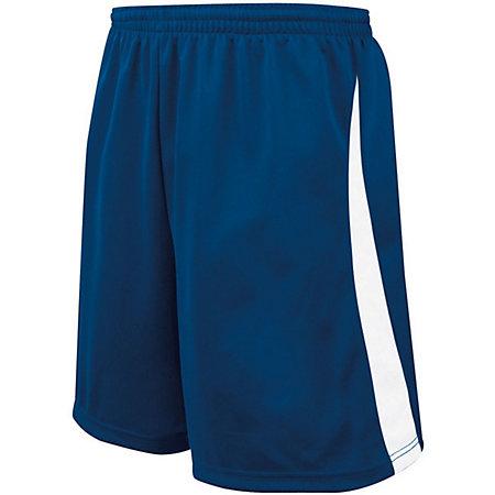 Pantalones cortos Albion para jóvenes Azul marino / blanco Single Soccer Jersey &