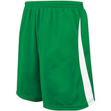 Pantalones cortos Albion para jóvenes Kelly / blanco Single Soccer Jersey &