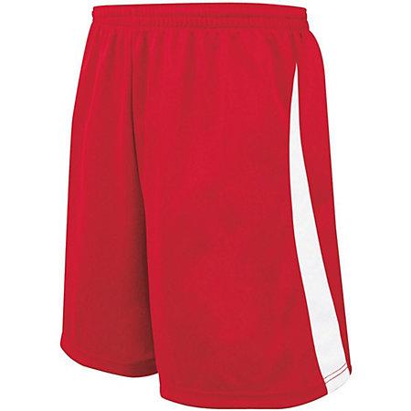 Youth Albion Shorts Scarlet/white Single Soccer Jersey &