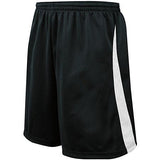 Camiseta de fútbol individual Albion Shorts negro / blanco para jóvenes &