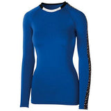 Girls Spectrum Long Sleeve Jersey Royal/black/white Youth Volleyball
