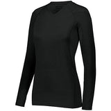 Girls Truth Long Sleeve Jersey Black Youth Volleyball
