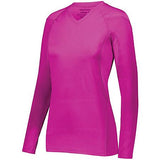 Ladies Truth Long Sleeve Jersey Power Pink Adult Volleyball