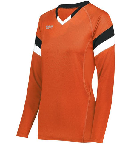 Ladies Truhit Tri-Color Long Sleeve Jersey