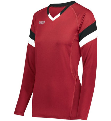 Ladies Truhit Tri-Color Long Sleeve Jersey