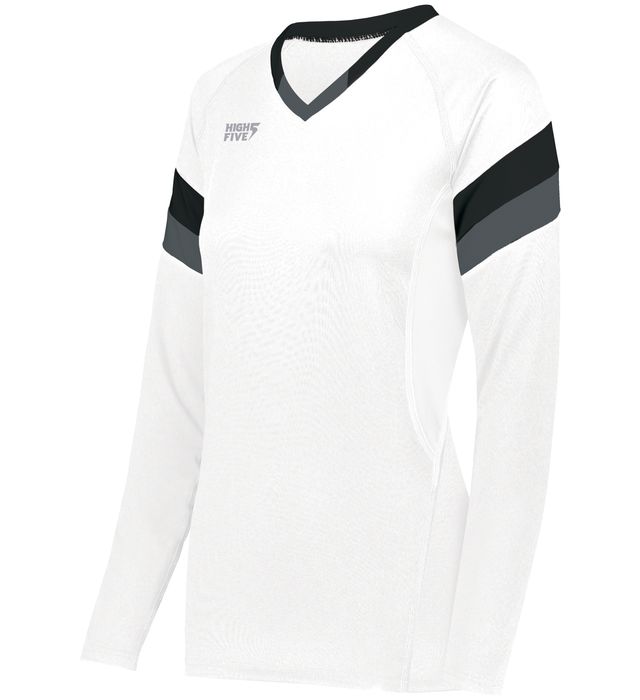 Girls Truhit Tri-Color Long Sleeve Jersey
