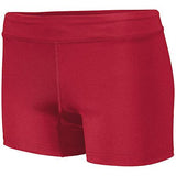 Ladies Truth Volleyball Shorts Scarlet Adult