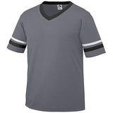 Sleeve Stripe Jersey Graphite/black/white Adult Baseball