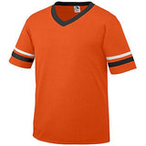 Sleeve Stripe Jersey Orange/black/white Adult Baseball