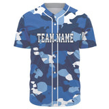 Camo SS Youth Baseball Jersey