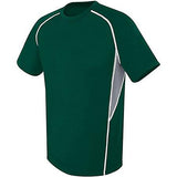 Youth Evolution Short Sleeve Forest/graphite/white Single Soccer Jersey & Shorts