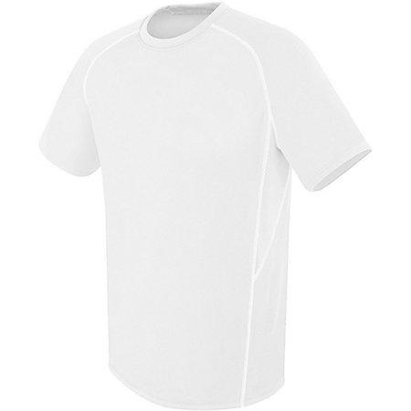 Camiseta de fútbol individual y pantalones cortos de manga corta Evolution blanco / blanco / blanco para niños