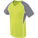 Ladies Evolution Short Sleeve Lime/graphite/white Adult Volleyball