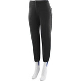 Ladies Low Rise Softball Pant Black