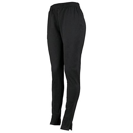 Ladies Tapered Leg Pant Black Basketball Single Jersey & Shorts