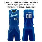 Tackle Twill Embroidery Basketball Uniform Package