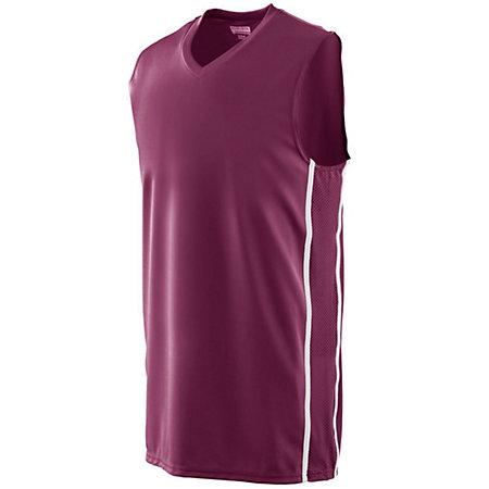 Winning Streak Game Jersey Maroon/white Adult Basketball Single & Shorts