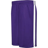 Competition Reversible Shorts Purple/white Adult Basketball Single Jersey &