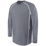 Youth Long Sleeve Evolution Graphite/graphite/white Single Soccer Jersey & Shorts