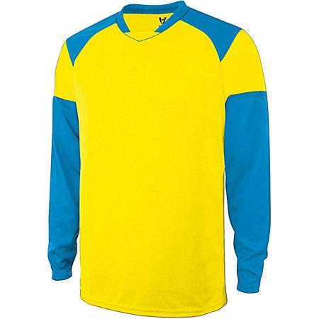 Youth Specter Soccer Jersey Power Yellow/power Blue Single & Shorts